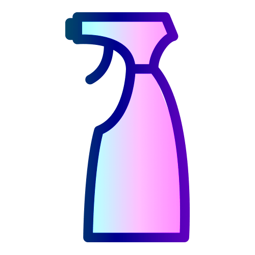 Cleaning fluid bottle graphic